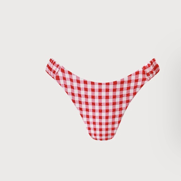 Red Checkered Bikini Bottom - Picture 8 of 8